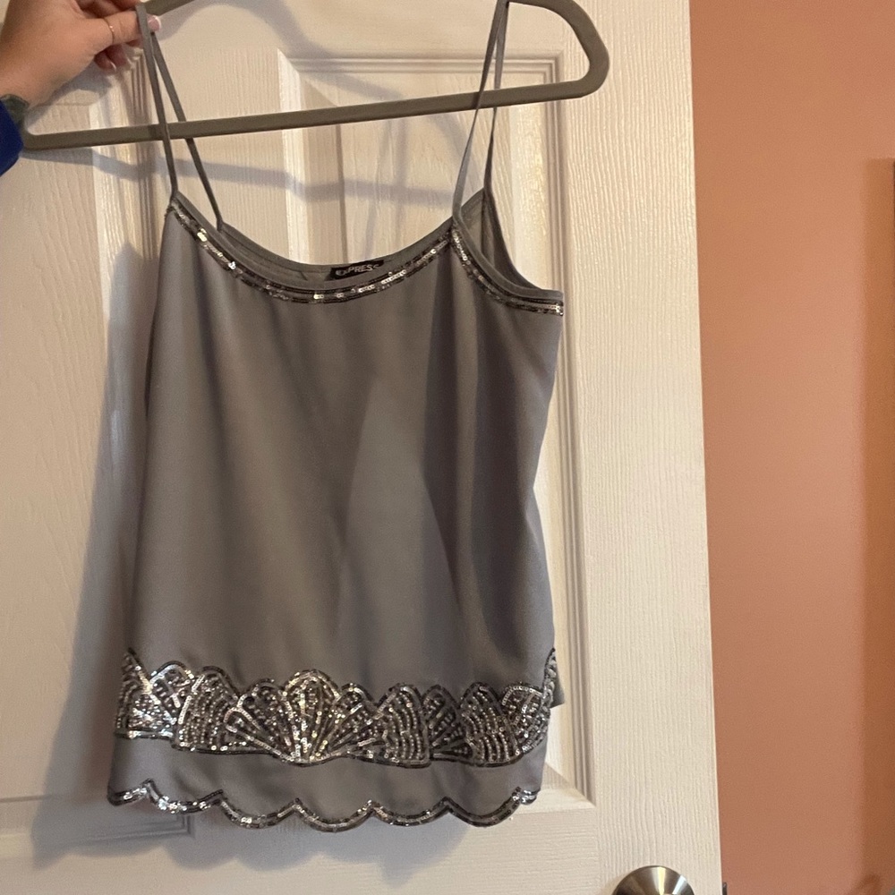 Express Sequin Tank